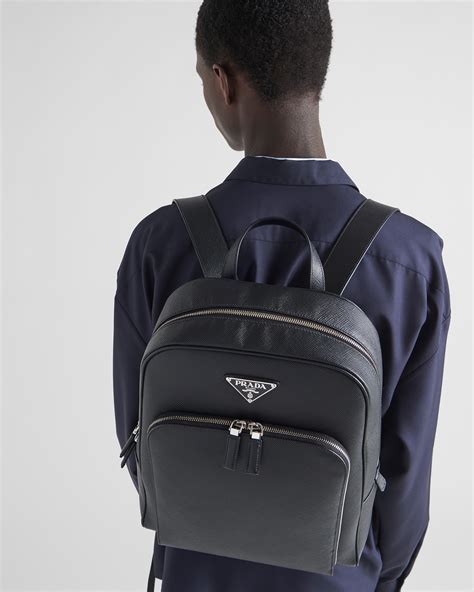 prada backpack neoprene|Prada leather backpack.